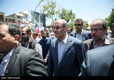 حضور سردار حسین دهقان وزیر دفاع در راهپیمایی روز جهانی قدس - تهران