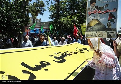 بالصور.. مسیرة یوم القدس العالمی فی طهران