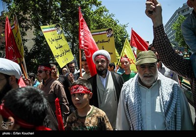 بالصور.. مسیرة یوم القدس العالمی فی طهران