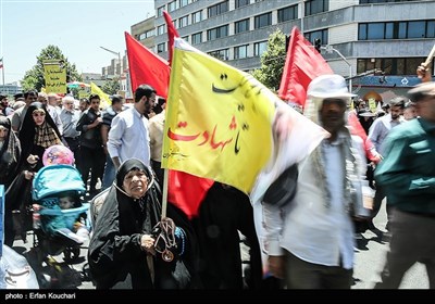 بالصور.. مسیرة یوم القدس العالمی فی طهران