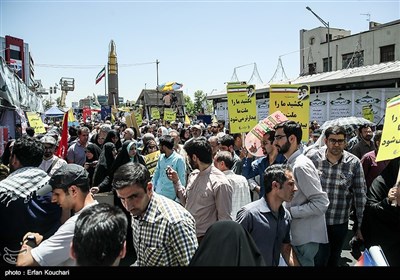 بالصور.. مسیرة یوم القدس العالمی فی طهران