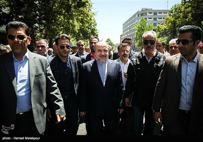حضور مسعود سلطانی‌فر وزیر ورزش و جوانان در راهپیمایی روز جهانی قدس - تهران