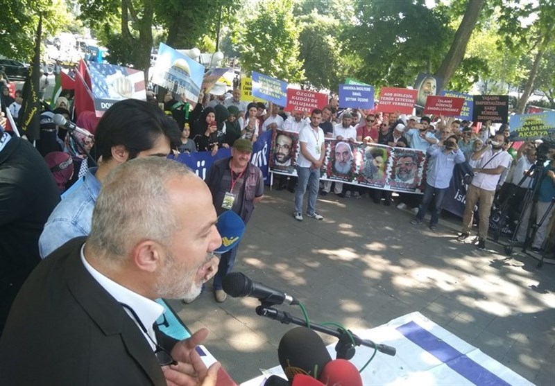 برگزاری راهپیمایی روز قدس در استانبول ترکیه