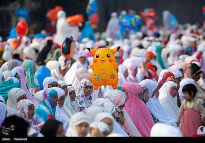 عید فطر در اندونزی