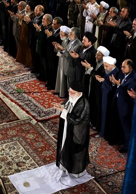 Ayatollah Khamenei Leads Eid Prayers in Tehran 