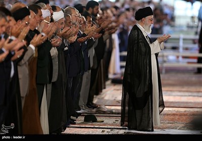 Ayatollah Khamenei Leads Eid Prayers in Tehran 