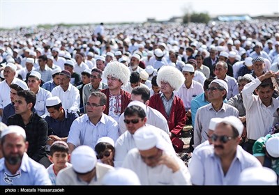 نماز عید فطر در بندرترکمن