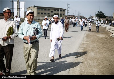 نماز عید فطر در بندرترکمن