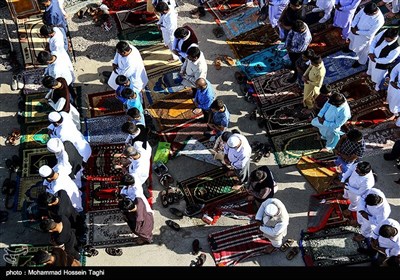 نماز عید فطر در منطقه تاجر آباد مشهد