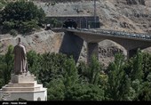 ترافیک سنگین در اتوبان کرج-قزوین