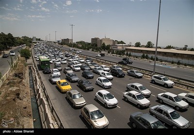 ترافیک سنگین در محور های چالوس و قزوین