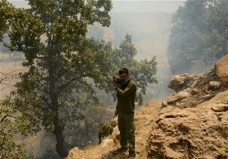آتش سوزی جنگل های الوار اندیمشک