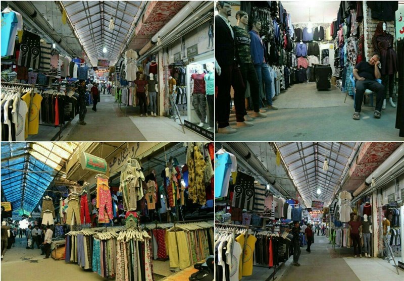 رکود در بزرگ‌ترین مرکز خریدوفروش پوشاک دست‌دوم ایران+تصاویر و فیلم