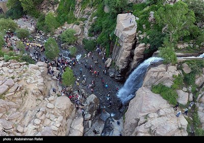 Summer Travelers in Iran's Western City of Hamedan