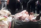 حدود 100 کیلوگرم گوشت فاسد در آزادشهر کشف شد