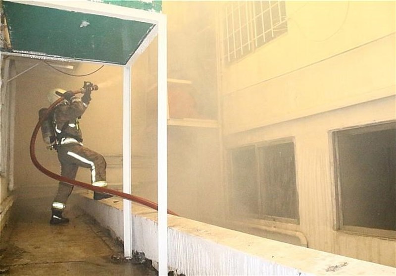 آتش سوزی در بیمارستان خرمشهر جان یک بیمار را گرفت
