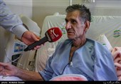 «حاج حبیب» سینمای ایران بر تخت بیمارستان+فیلم و عکس