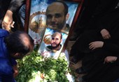 تشییع و خاکسپاری شهید مدافع حرم در پایتخت + فیلم و عکس