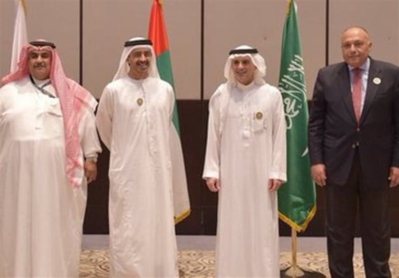وزراء خارجیة مقاطعة قطر: الرد القطری غیر جدیّ وسلبی وفارغ المضمون