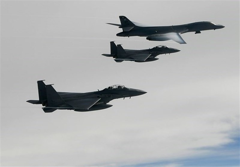 رزمایش هوایی آمریکا و متحدانش علیه آزمایش بالستیک کره شمالی