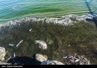 کاهش آب خلیج گرگان و دریای خزر