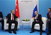 اشاره پوتین به بهبود چشمگیر اوضاع سوریه در دیدار با اردوغان