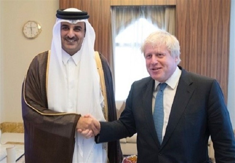 وزیر خارجه انگلیس با امیر قطر دیدار کرد