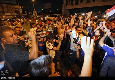 شادی مردم بغداد پس از آزادی موصل
