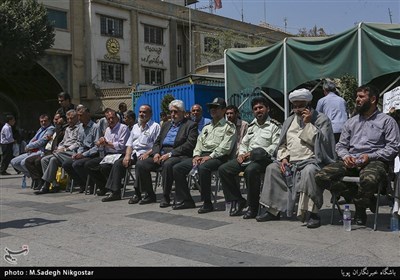 مراسم روز عفاف و حجاب در بازار تهران