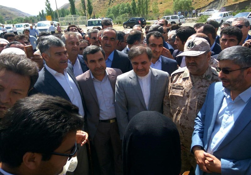وزیر راه و شهر سازی در مرز رازی خوی