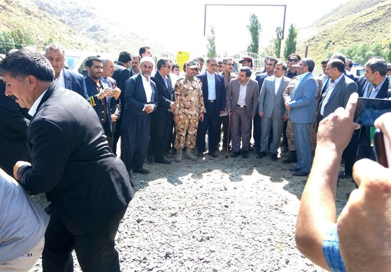 وزیر راه و شهر سازی در مرز رازی خوی