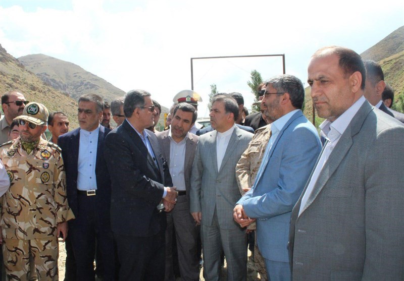 وزیر راه و شهر سازی در مرز رازی خوی