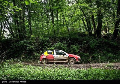 ایران کے صوبہ مازندران میں کار ریلی کے مقابلے