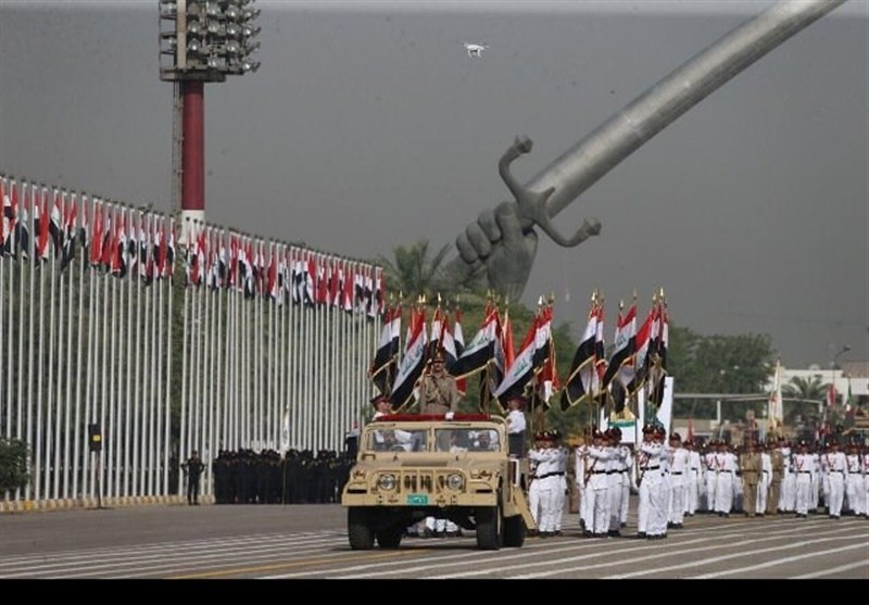 استعراض عسکری عراقی عنوانه &quot;التحریر والنصر&quot; احتفالا بتحریر الموصل+صور