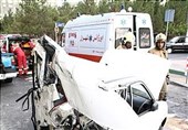 تصادف پراید با سوزوکی