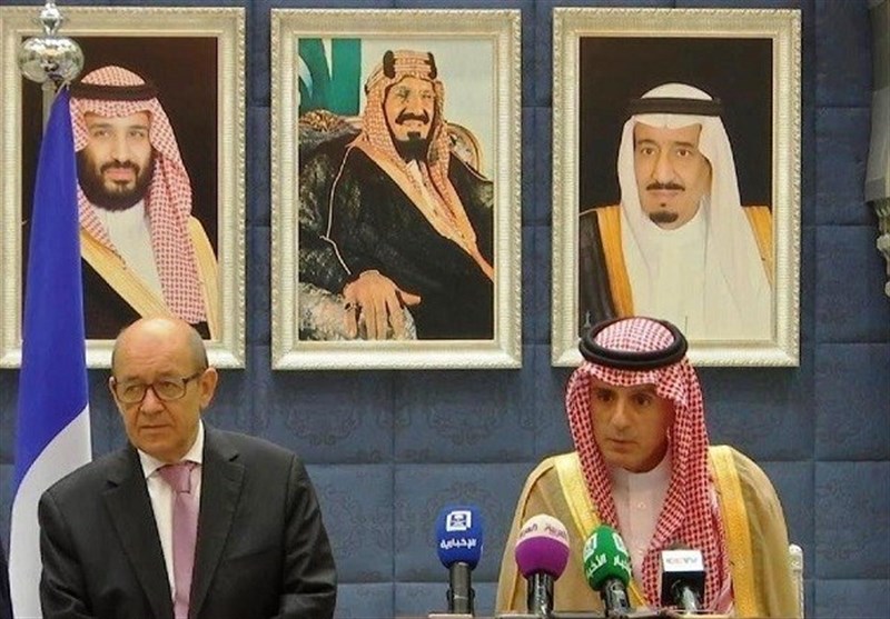 الجبیر: ریاض پرونده حمایت‌های قطر از تروریسم را در اختیار پاریس می‌گذارد/لودریان: پاریس نمی‌خواهد میانجی حل بحران باشد
