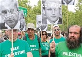 تظاهرات در پاریس علیه سفر نتانیاهو و جنایات صهیونیست‌ها