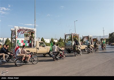 مراسم استقبال از23 شهید گمنام - شیراز