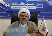 حضور نماینده ولی فقیه در شهرستان مبارکه در دفتر خبرگزاری تسنیم اصفهان