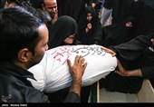 مراسم وداع با پیکر شهدای احراز هویت شده در اصفهان