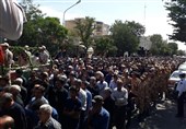 تشییع شهید حمید مرادلو