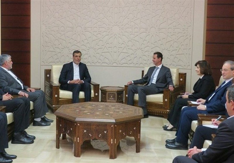 جابری انصاری با رئیس جمهوری سوریه دیدار و رایزنی کرد
