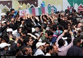 مردم اهواز پیکر غواص شهید را تشییع کردند