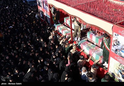 مراسم تشییع پیکر 23 شهید دفاع مقدس - اصفهان