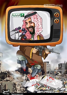 کاریکاتور/ رسوایی جنایت آل سعود در یمن