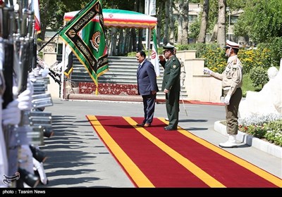 استقبال رسمی از محمود الحیالی وزیر دفاع کشور عراق