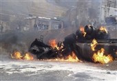 واژگونی تانکر سوخت در جاده بندرعباس میناب دوکشته برجای گذاشت