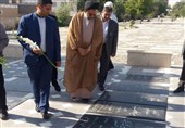 وزیر اطلاعات از مزار شهدای اردبیل و مرقد شیخ صفی‌الدین اردبیلی بازدید کرد+تصاویر