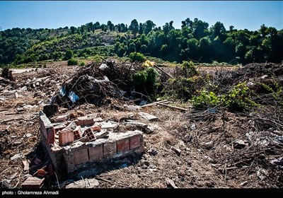 تخریب روستای رودبار بهشهر با آغاز آبگیری سد گلورد