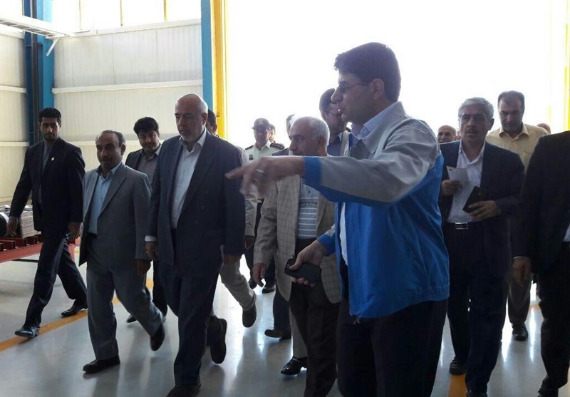 وزیر نیرو از کارخانه &quot;آریا ترانسفور&quot; شهمیرزاد بازدید کرد + عکس